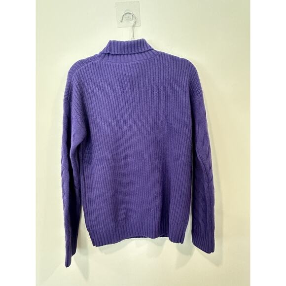 Gentle Herd 100% Cashmere Funnel Neck Sweater Size XS $269 MSRP - Picture 3 of 8